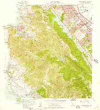Montara Mountain 1956 topographic map thumbnail