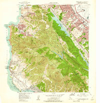 Montara Mountain 1956 topographic map thumbnail