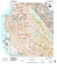 Montara Mountain 1993 topographic map thumbnail