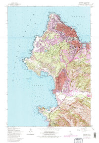 Monterey 1947 topographic map thumbnail