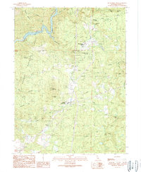 Montgomery Creek 1990 topographic map thumbnail