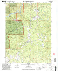 Montgomery Creek 1998 topographic map thumbnail