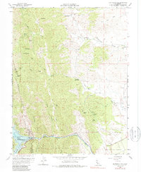Monticello Dam 1959 topographic map thumbnail