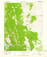 Monticello Dam 1959 topographic map thumbnail