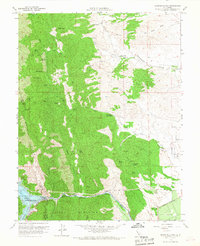 Monticello Dam 1959 topographic map thumbnail