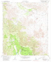 Monument Peak 1959 topographic map thumbnail