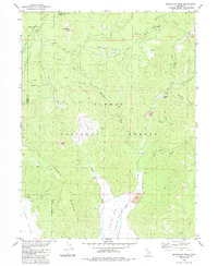 Moonlight Peak 1980 topographic map thumbnail