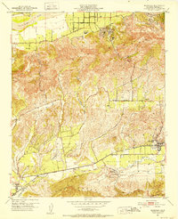 Moorpark 1951 topographic map thumbnail