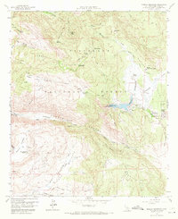 Morena Reservoir 1960 topographic map thumbnail