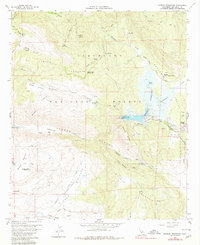 Morena Reservoir 1960 topographic map thumbnail
