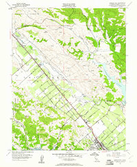 Morgan Hill 1955 topographic map thumbnail
