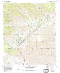 Morongo Valley 1972 topographic map thumbnail