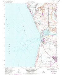 Moss Landing 1954 topographic map thumbnail