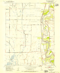 Moulton Weir 1952 topographic map thumbnail