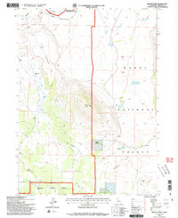 Mount Dome 1993 topographic map thumbnail