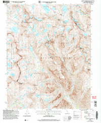 Mount Goddard 2004 topographic map thumbnail