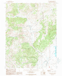 Mount Jackson 1989 topographic map thumbnail