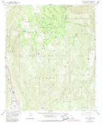 Mount Laguna 1960 topographic map thumbnail