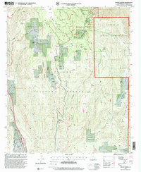 Mount Laguna 1997 topographic map thumbnail