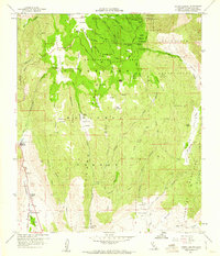 Mount Laguna 1960 topographic map thumbnail