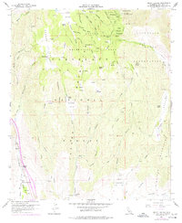 Mount Laguna 1960 topographic map thumbnail