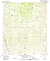 Mount Laguna 1960 topographic map thumbnail