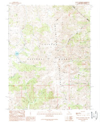 Mount Patterson 1989 topographic map preview
