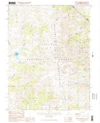 Mount Patterson 1989 topographic map thumbnail