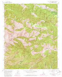 Mount San Antonio 1955 topographic map thumbnail