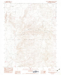 Mountain Springs Canyon 1982 topographic map thumbnail