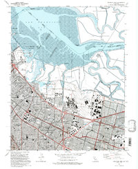 Mountain View 1991 topographic map preview
