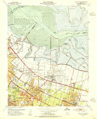 Mountain View 1953 topographic map preview