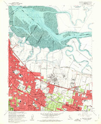 Mountain View 1961 topographic map preview