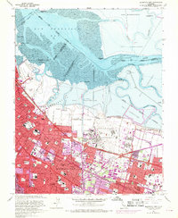 Mountain View 1961 topographic map thumbnail