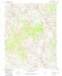 Mt. Abbot 1982 topographic map thumbnail