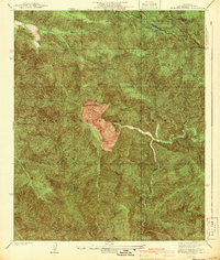 Mt. Baden-Powell 1940 topographic map thumbnail