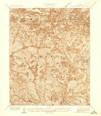 Mt. Baden-Powell 1936 topographic map thumbnail