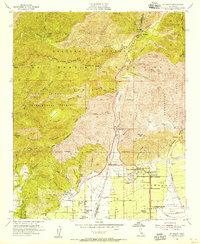Mt. Baldy 1954 topographic map thumbnail