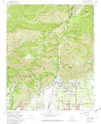 Mt. Baldy 1967 topographic map thumbnail