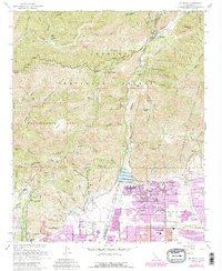 Mt. Baldy 1967 topographic map thumbnail