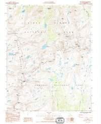 Mt. Brewer 1993 topographic map thumbnail