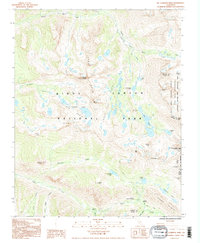 Mt. Clarence King 1992 topographic map thumbnail