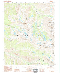 Mt. Clarence King 1992 topographic map preview