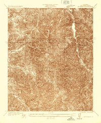 Mt. Emma 1935 topographic map preview