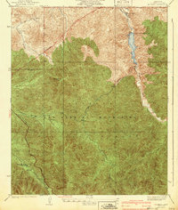 Mt. Emma 1940 topographic map thumbnail