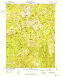 Mt. Fillmore 1951 topographic map thumbnail