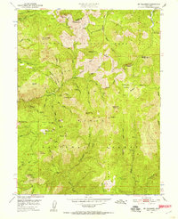 Mt. Fillmore 1951 topographic map thumbnail