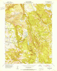 Mt. George 1951 topographic map thumbnail