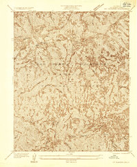 Mt. Gleason 1935 topographic map thumbnail