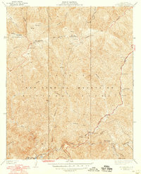 Mt. Gleason 1942 topographic map thumbnail